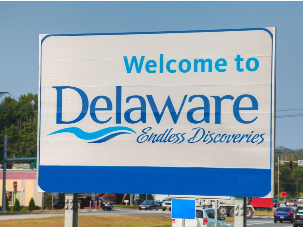 Delaware State Sign
