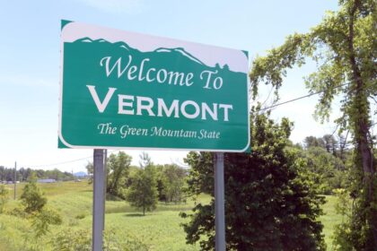 State sign of Vermont
