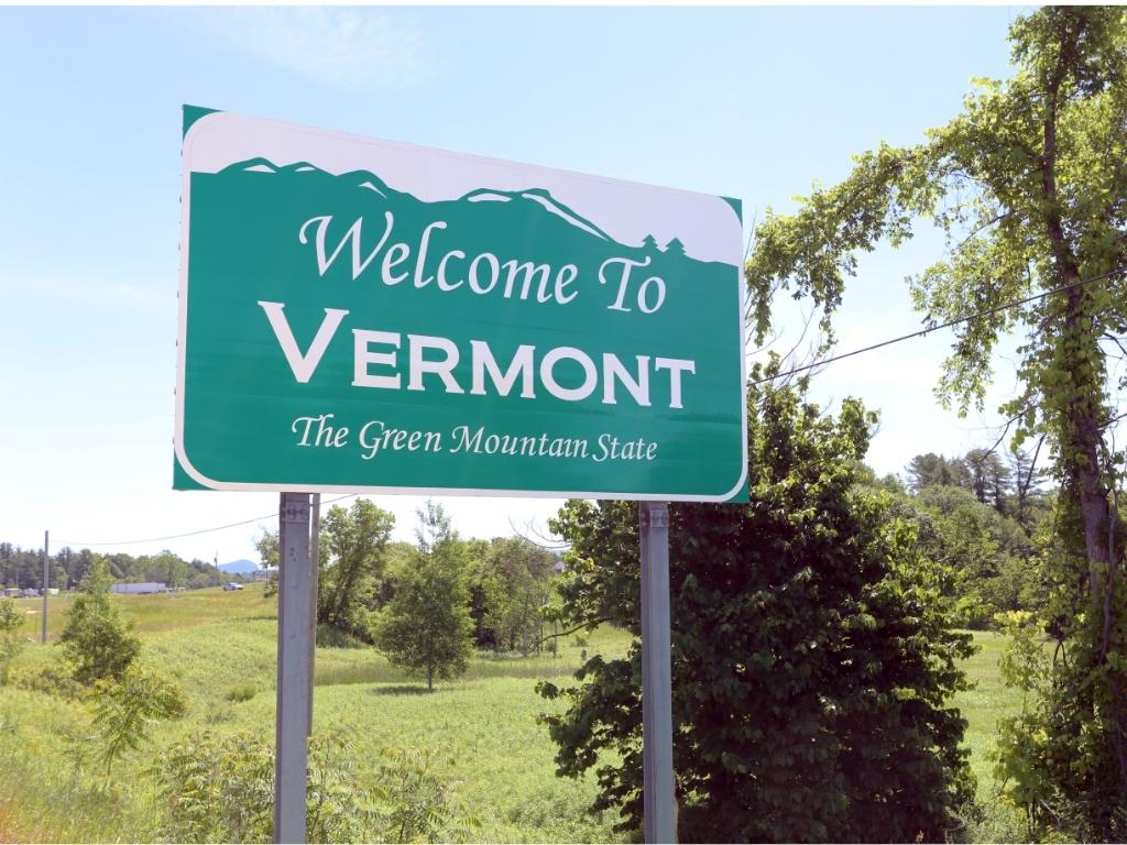 State sign of Vermont