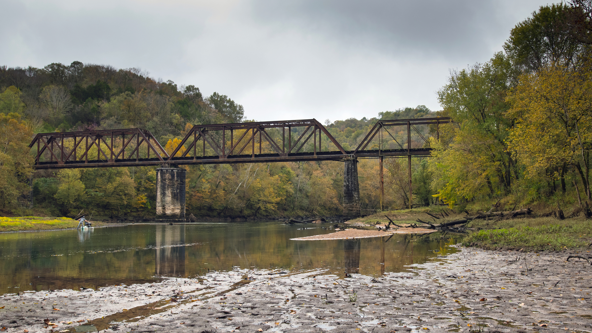 Bridge at the Caney Fork river